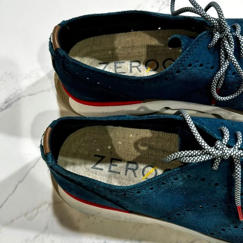 Cole Haan 4.ZeroGrand Litewing Oxfords. Blue. Size Men’s 11.
